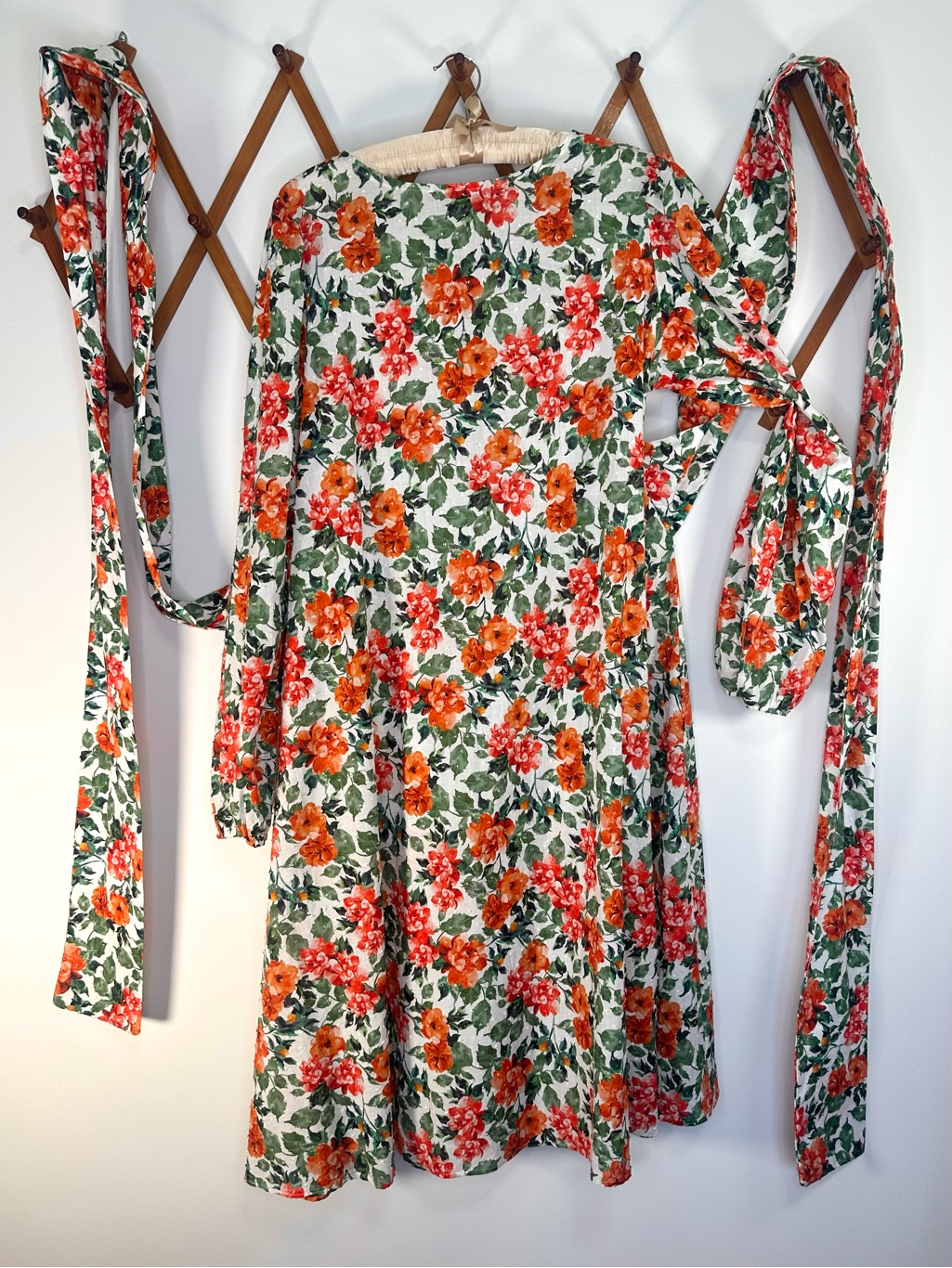 Loud Bodies Floral Cotton Swiss Dot Midi Dress - Xxl - Cottagecore — image 6 of 8